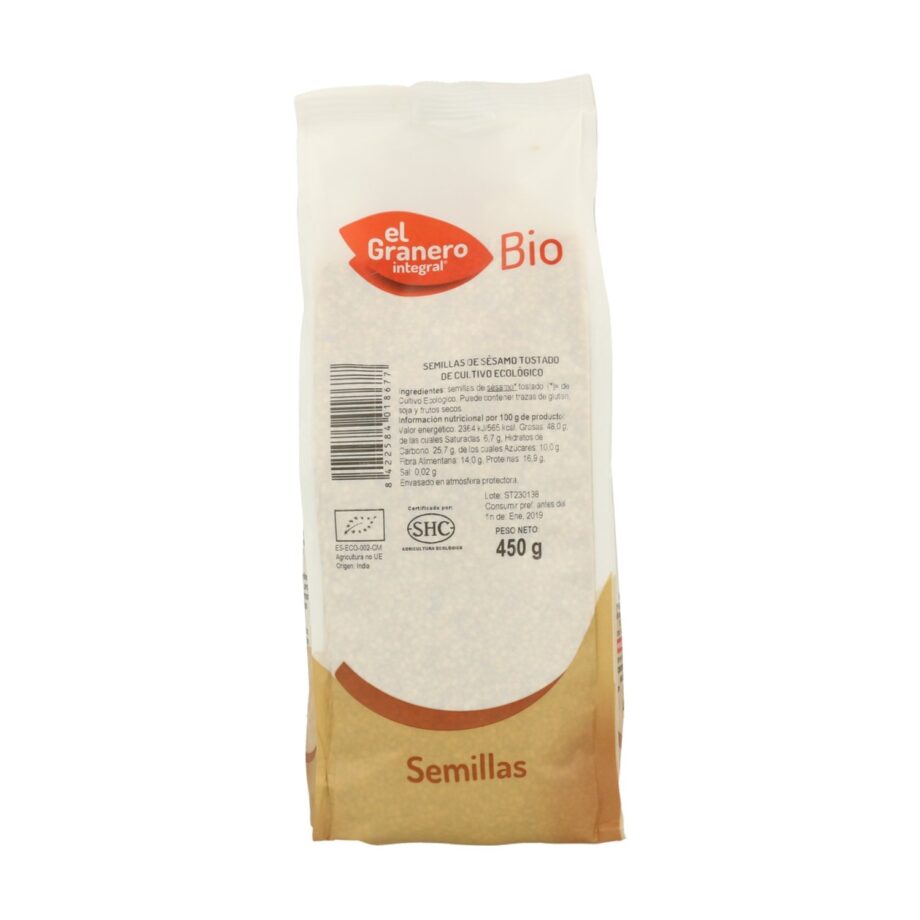 Semillas de sésamo tostado