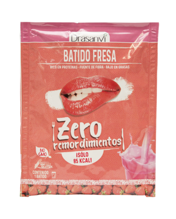 Sobre batido proteico fresa 25 g  Zero remordimientos