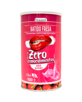 Batido proteico fresa 425g  Zero remordimientos