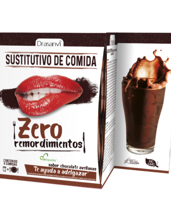 Caja batido sustitutivo chocolate-avellanas 6 sobres 6x52 g  Zero remordimientos