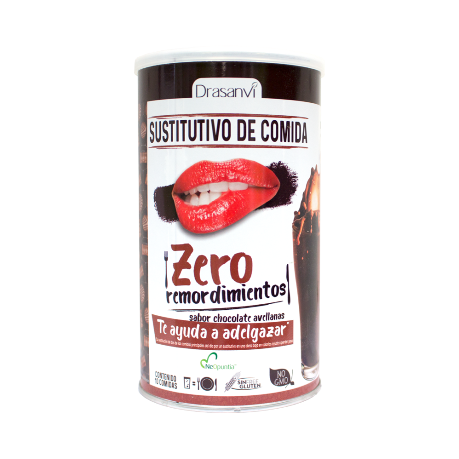 Batido sustitutivo chocolate avellanas 520 g  Zero remordimientos