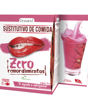 Caja batido sustitutivo fresa 6 sobres 6x52 g  Zero remordimientos