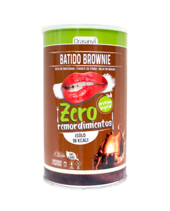 Batido vegetal proteico brownie 420 g  Zero remordimientos