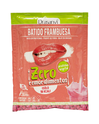 Sobre batido vegetal proteico frambuesa 30 g  Zero remordimientos