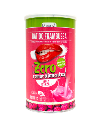 Batido vegetal proteico frambuesa 420 g  Zero remordimientos
