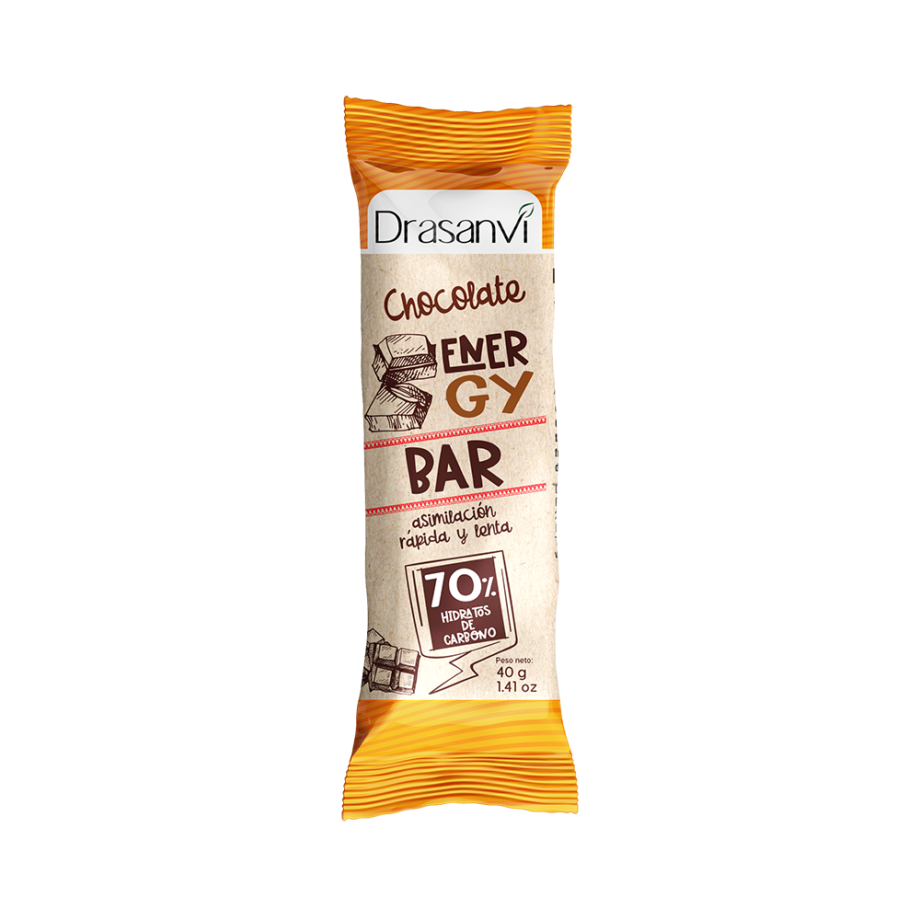 Barrita energética con chocolate