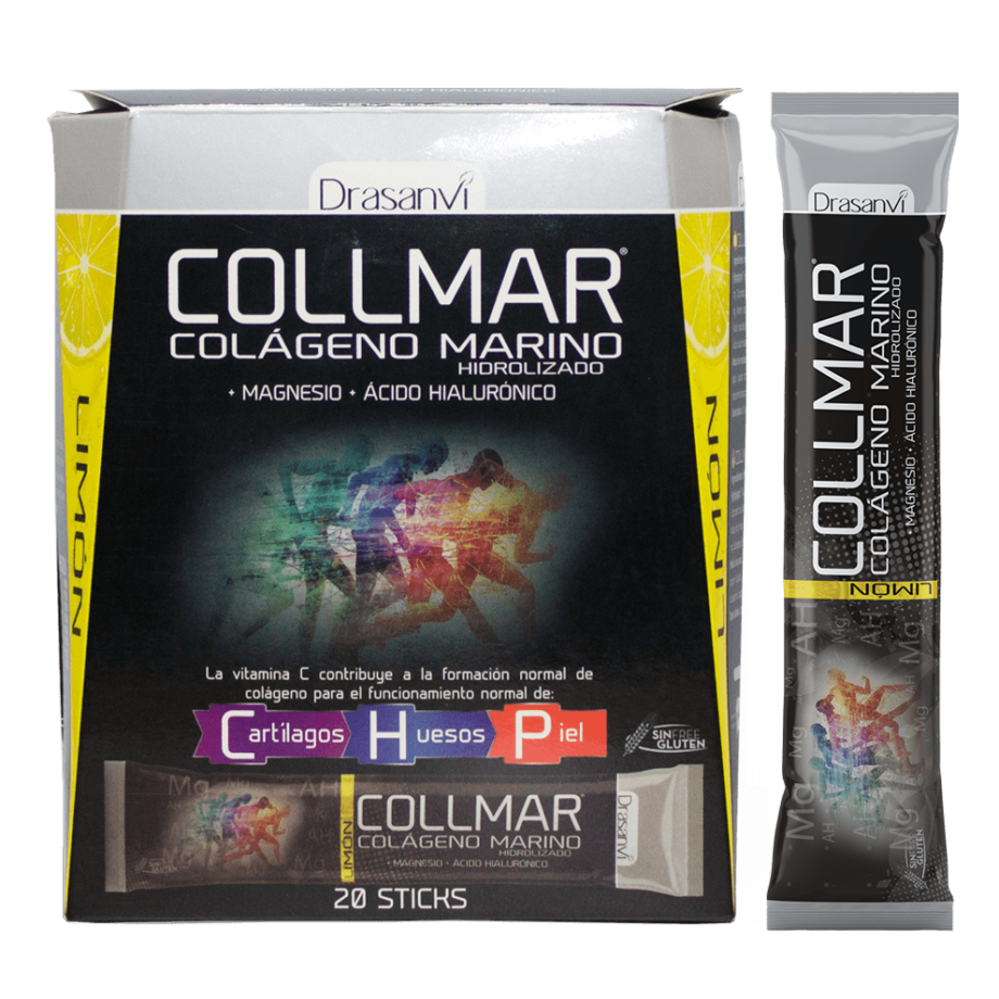 Collmar Magnesio Sticks sabor limón