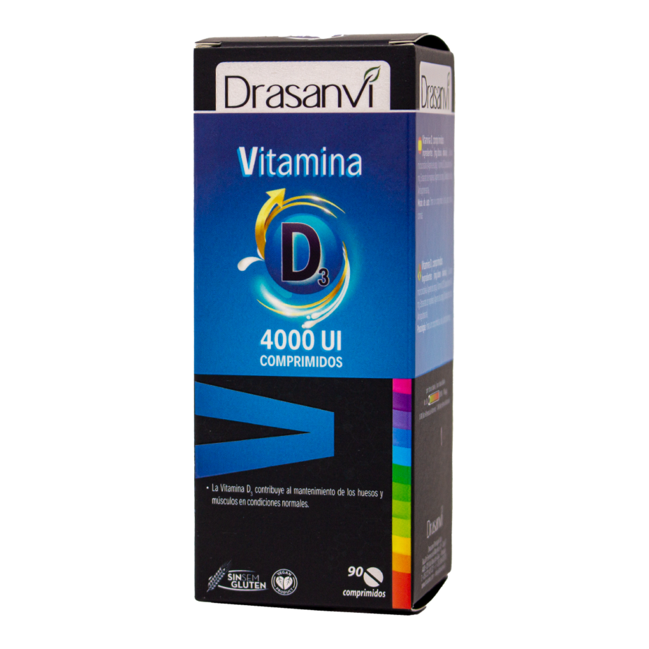 Vitamina D3 4000 UI 90 comprimidos