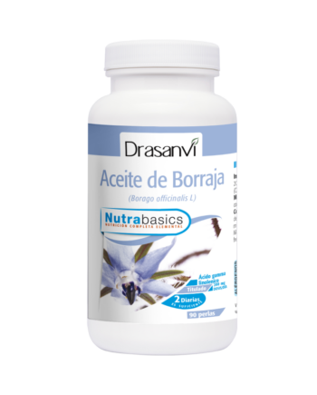 Nutrabasics-Aceite de Borraja 500 bote, 90 perlas