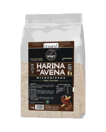 Harina de Avena Sabor Chocolate 1 Kg Sport Live Drasanvi