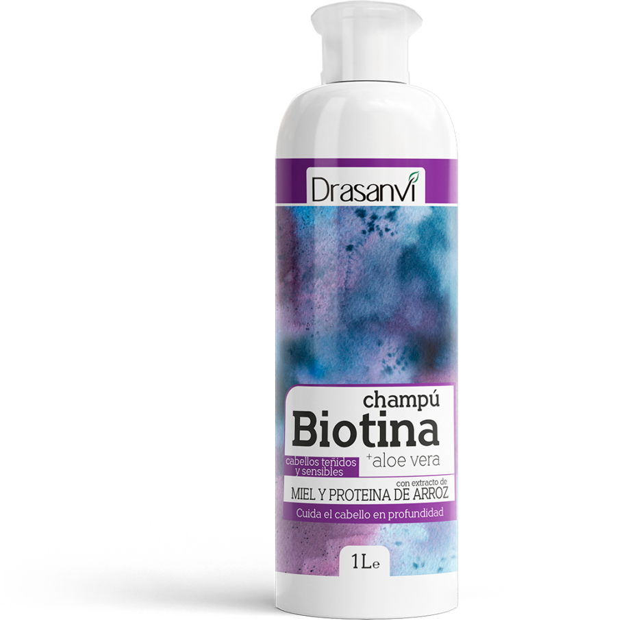 Champú Biotina y Aloe vera - Pelos teñidos y sensibles 1000ml