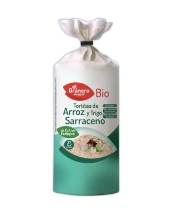 Tortitas de arroz y trigo sarraceno