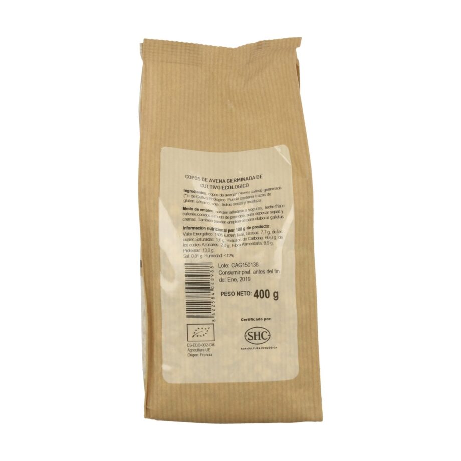 Copos de Avena Germinada BIO