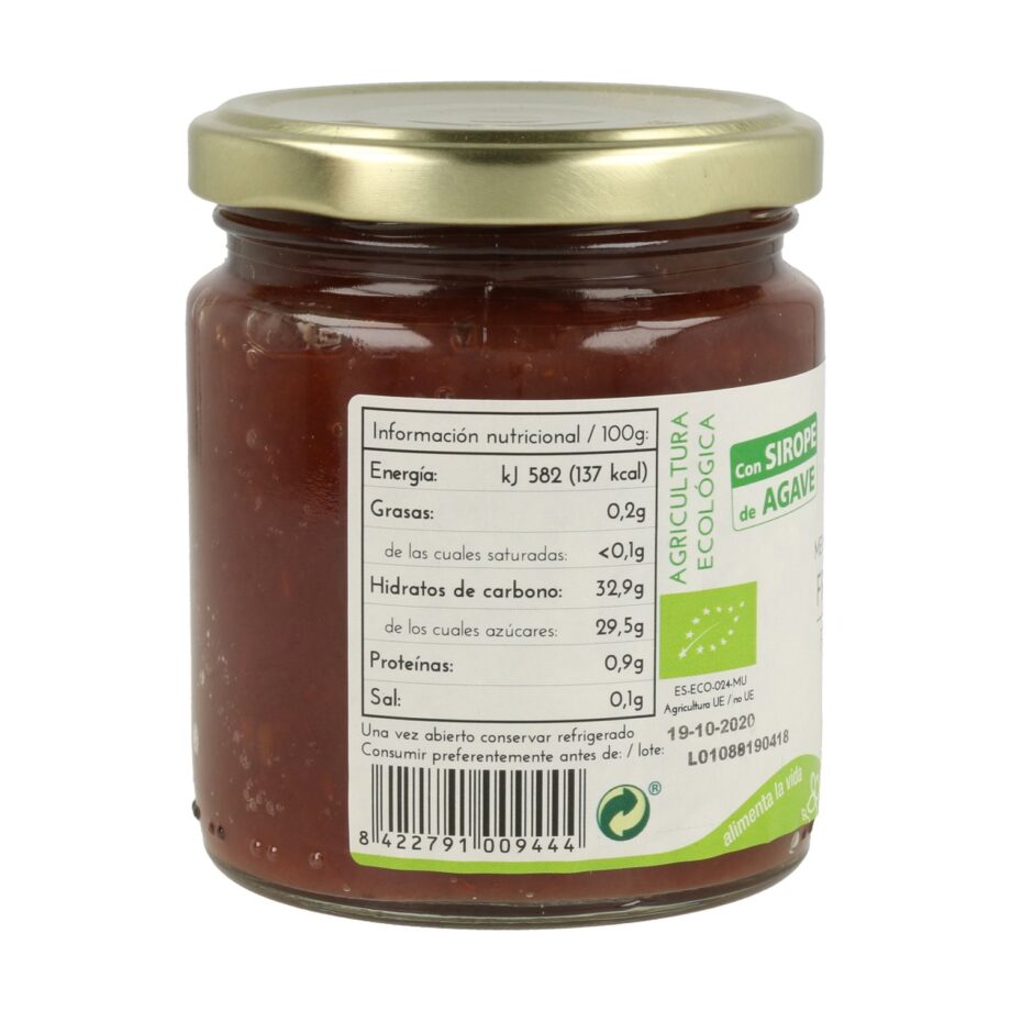 Mermelada de Frutos Rojos con Sirope de Agave Bio