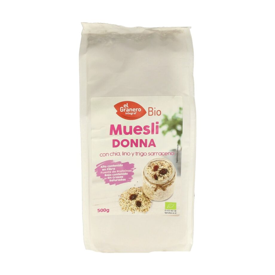 Muesli Donna con Chía, Lino y Trigo Sarraceno Bio