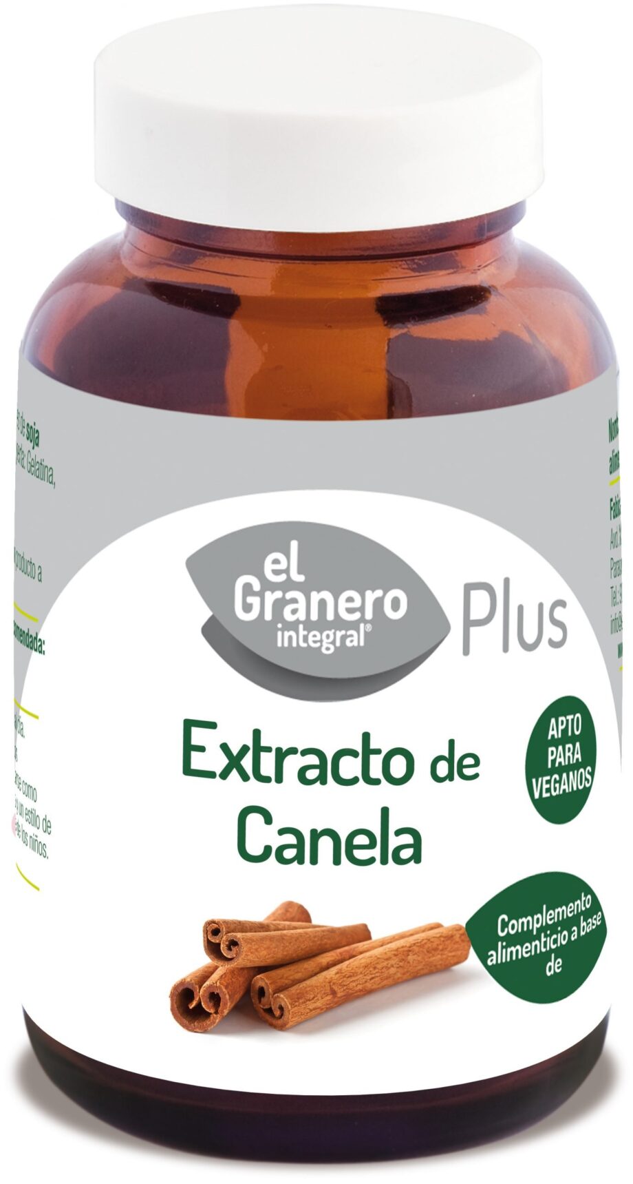 Extracto de canela 90 comprimidos 400 miligramos