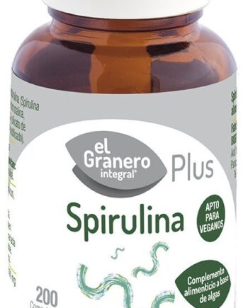 Spirulina 200 comprimidos 390 miligramos 200 Unidades
