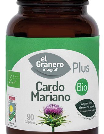 Cardo mariano bio 90 cápsulas 500 miligramos 90 Unidades
