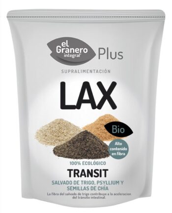 Lax - transit salvado de trigo, psyllium y chia bio 150 gramos