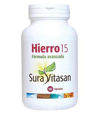 Hierro 15 - 90 cápsulas - Sura Vitasan