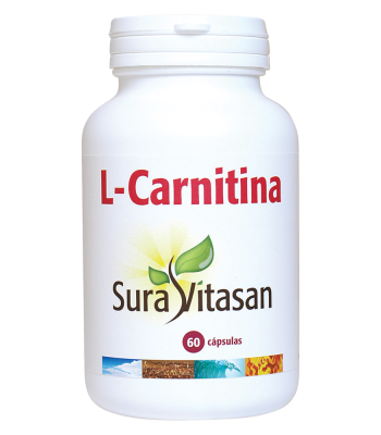 L-carnitina - 60 cápsulas - Sura Vitasan