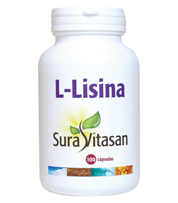 L-Lisina - 100 cápsulas - Sura Vitasan