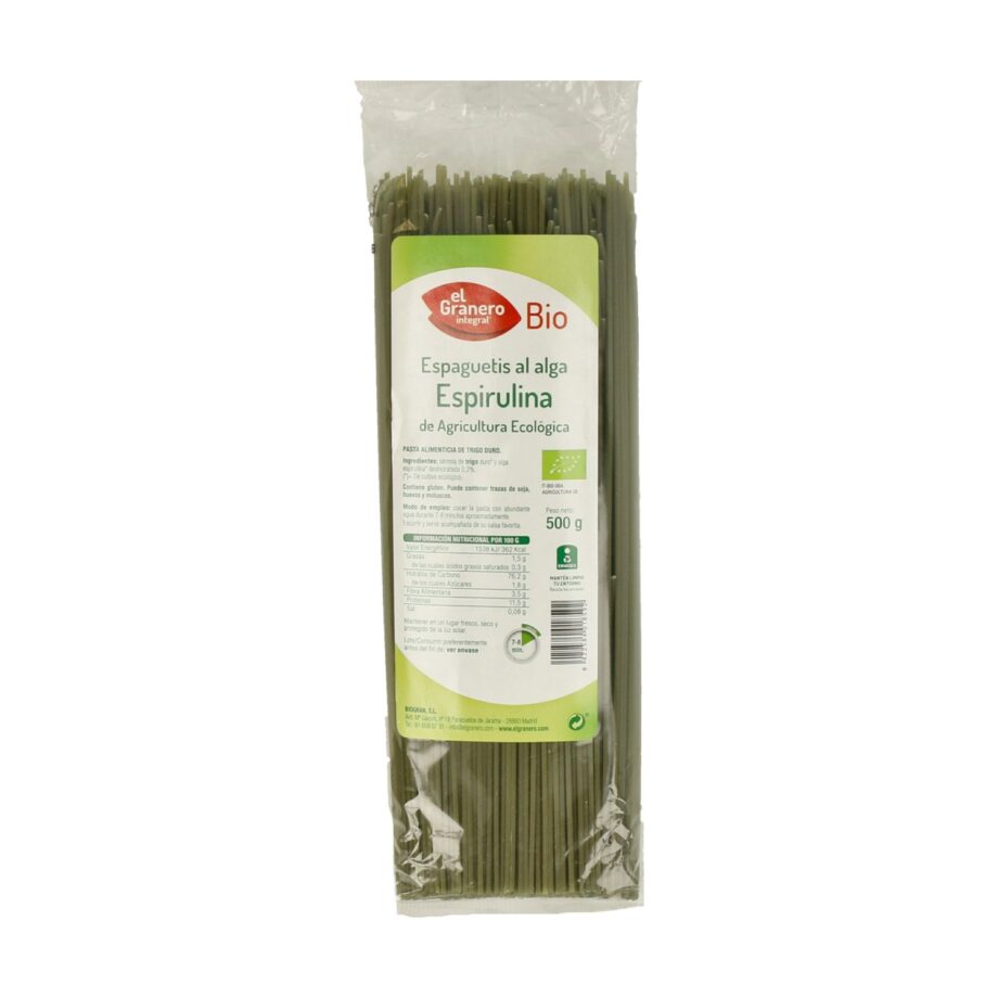 Espaguetis a la Espirulina Bio