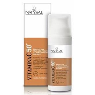 CREMA VITAMINA C  FPS50 +  con dosificador airless