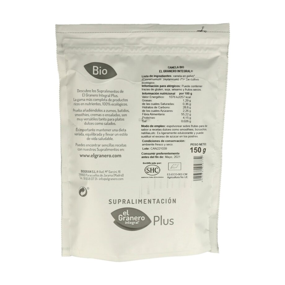 Canela Superalimento Bio
