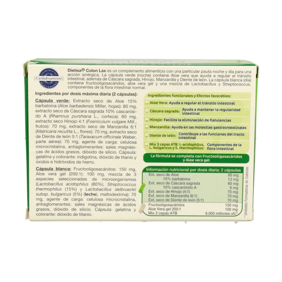 Colon Lax Aloe con lactobacilos
