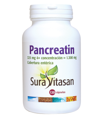 Pancreatin - 120 cápsulas - Sura Vitasan
