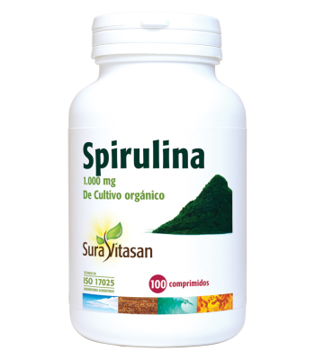 Spirulina - 100 comprimidos - Sura Vitasan