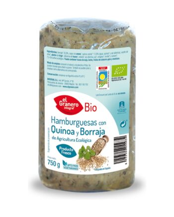 Hamburguesa vegetal con Quinoa y Borraja Bio
