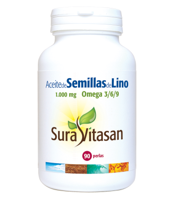 Aceite de Semillas de Lino - 90 perlas - Sura Vitasan