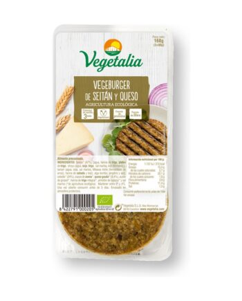 Hamburguesa Seitán y Queso - 160 gr.