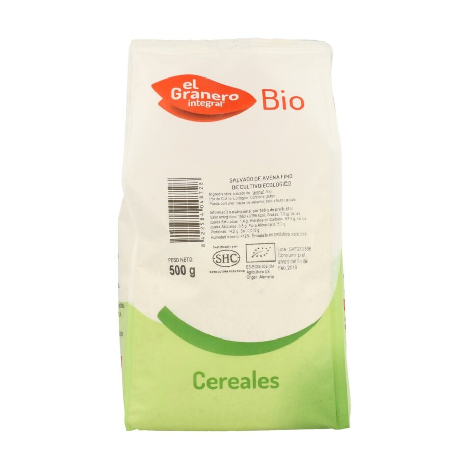 Salvado de Avena Fino Bio
