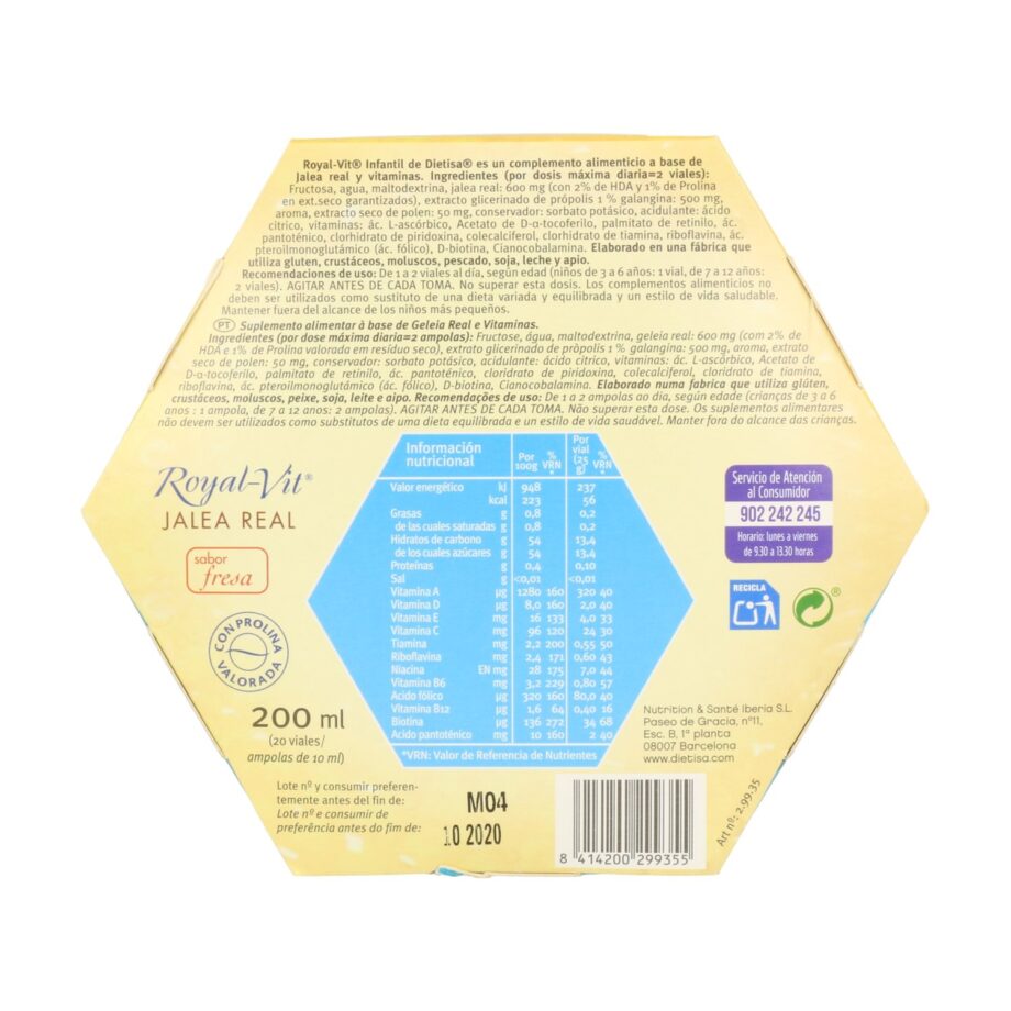 Jalea Real Infantil Defensas Royal-Vit