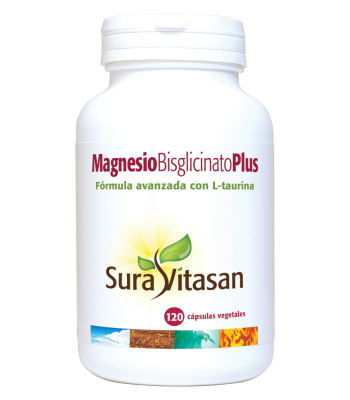 Magnesio Bisglicinato Plus - 120 cápsulas - Sura Vitasan