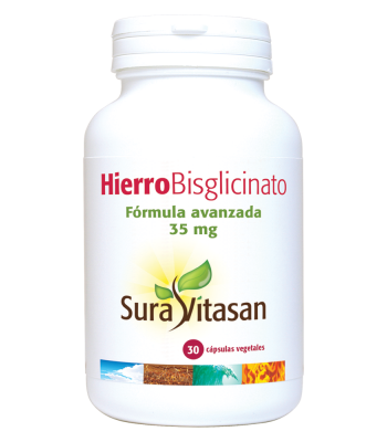 Hierro Bisglicinato - 30 cápsulas - Sura Vitasan