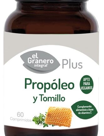 Propoleo y tomillo 60 comprimidos 490 miligramos 60 Unidades