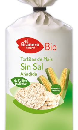 Tortita maíz sin sal integral