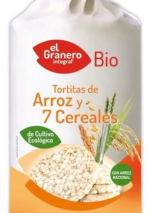 Tortitas de arroz y 7 cereales 100 gramos 140 gr