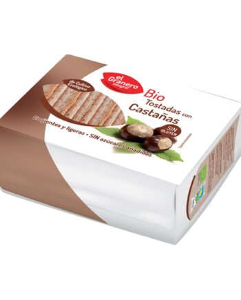 Tostadas con castañas sin gluten