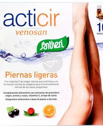 Acticir Venosan para mejorar la circulación venosa 10 Viales
