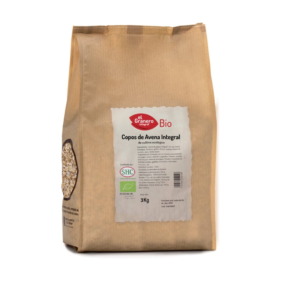 Copos de avena integral Bio