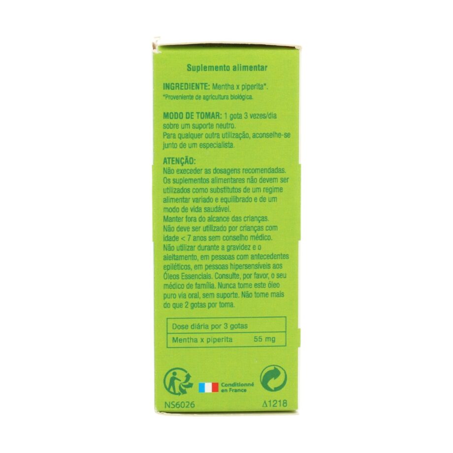 Menta Piperita Aceite Esencial Bio