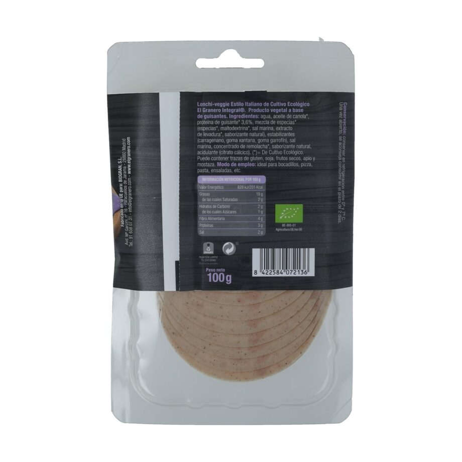 Lonchas veganas sabor Mortadela Bio