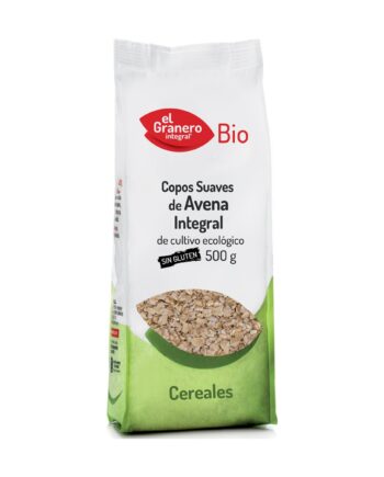 Copos Suaves de Avena Integral Bio 500g