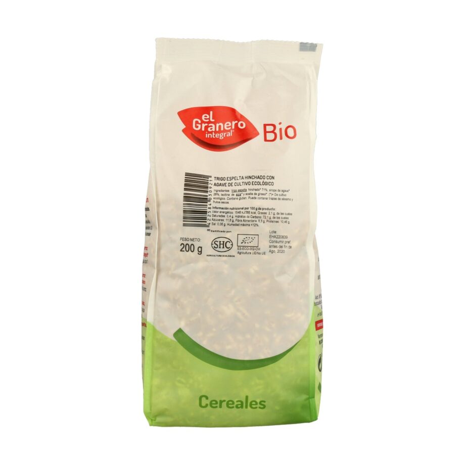 Espelta Hinchada con Agave BIO