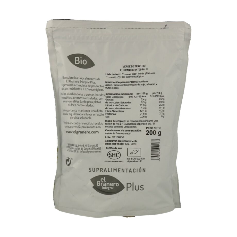 Verde de Trigo Bio